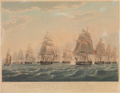 A francia és olasz hajóraj veresége alkotó: Thomas Whitcombe