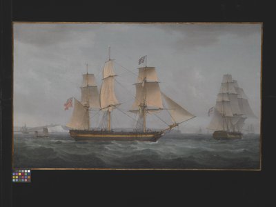 Off the Dover Coast (olaj, vászon) alkotó: Thomas Whitcombe