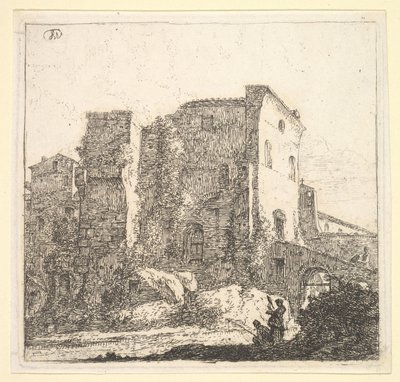 Egy fonó nő és egy halász, 17. század. alkotó: Thomas Wijck