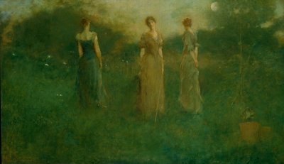 A kertben alkotó: Thomas Wilmer Dewing