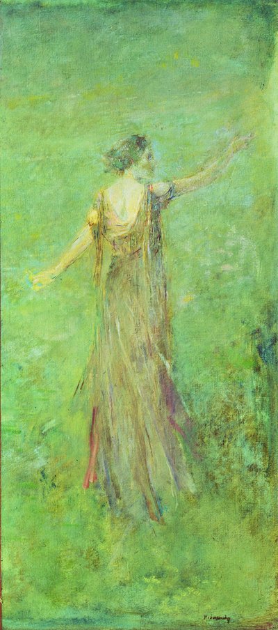 június, 1920 körül (olaj, vászon) alkotó: Thomas Wilmer Dewing