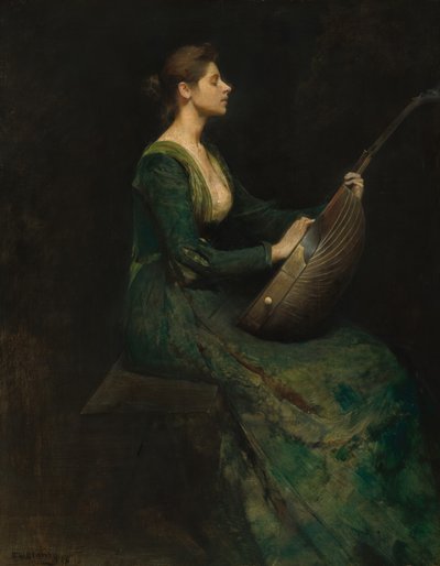 Lantos hölgy alkotó: Thomas Wilmer Dewing