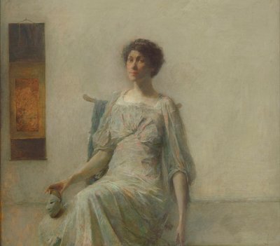 Maszkos hölgy, 1911 alkotó: Thomas Wilmer Dewing