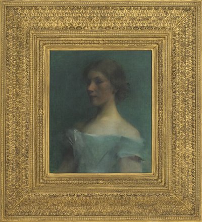 Portré kék színben, 1898 alkotó: Thomas Wilmer Dewing