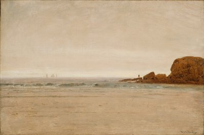 Strand és sziklák 1870 (Olaj, vászon) alkotó: Thomas Worthington Whittredge