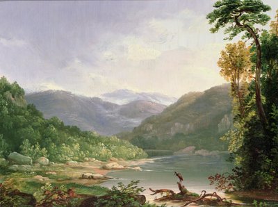 Kentucky folyó, a Dic folyó közelében alkotó: Thomas Worthington Whittredge