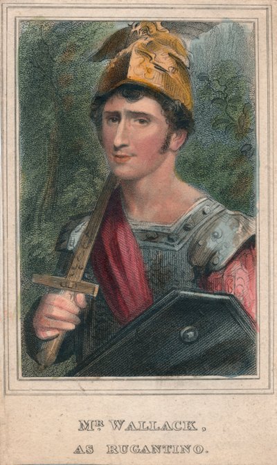 Wallack úr, mint Rugantino, c1820. alkotó: Thomas Wright