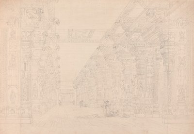 Tremal Naigs Choultry, Madura, 1792. július (lásd még: 195090) alkotó: Thomas und William Daniell
