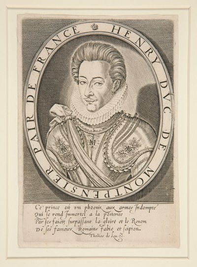 Henri de Bourbon, Montpensier hercege alkotó: Thomas de Leu