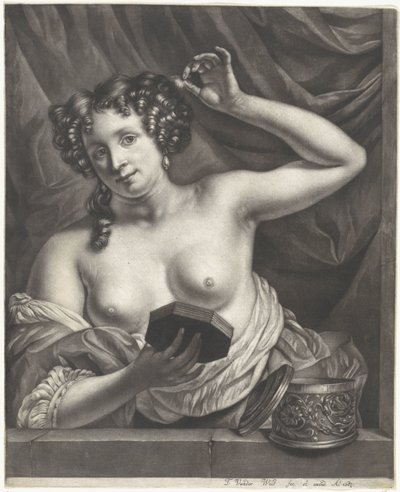Nő az ablakban alkotó: Thomas van der Wilt
