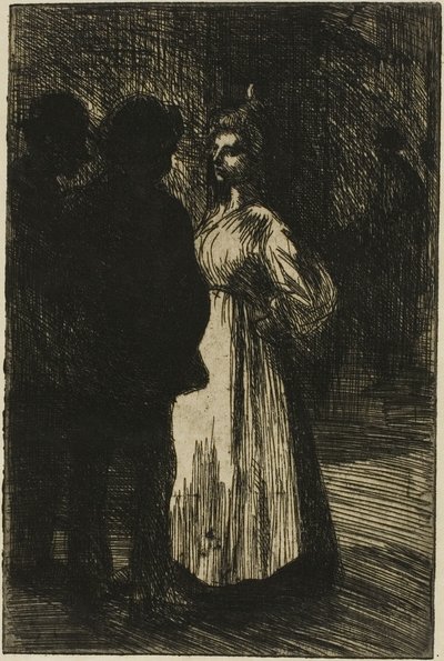 Éjszakai beszélgetés alkotó: Théophile Alexandre Pierre Steinlen
