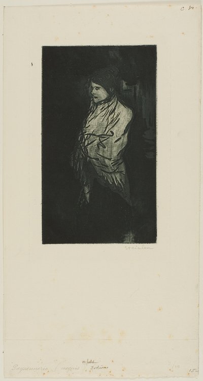 Első kis éjszakai darab alkotó: Théophile Alexandre Pierre Steinlen