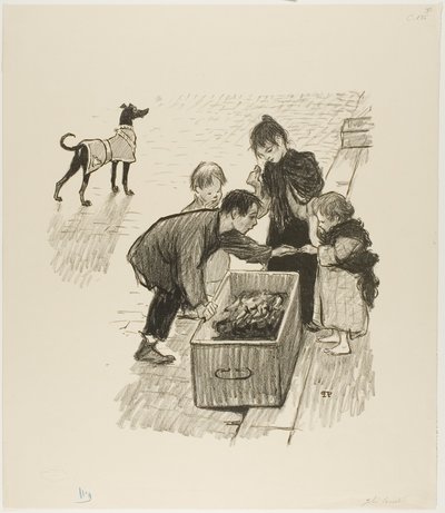 High society! alkotó: Théophile Alexandre Pierre Steinlen