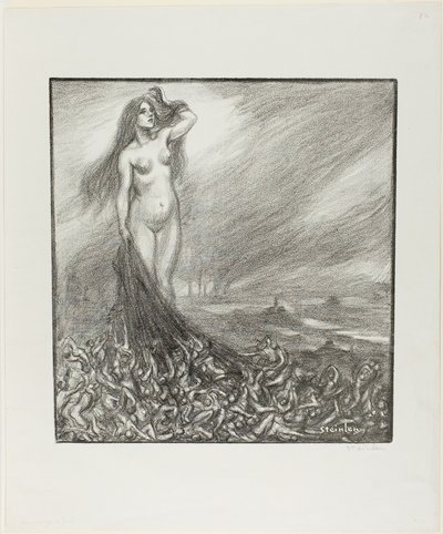 Tisztelgés Zola előtt alkotó: Théophile Alexandre Pierre Steinlen