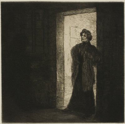 A küszöbön alkotó: Théophile Alexandre Pierre Steinlen
