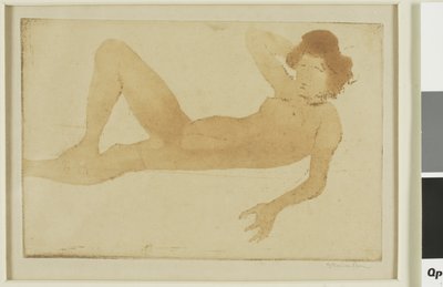 Fekvő meztelen nő alkotó: Théophile Alexandre Pierre Steinlen