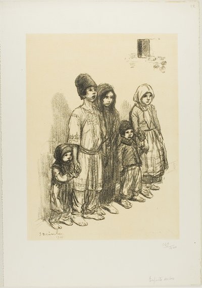 Szerb gyerekek alkotó: Théophile Alexandre Pierre Steinlen