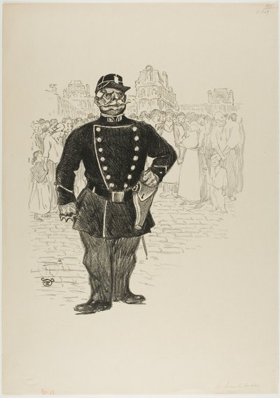Street Security alkotó: Théophile Alexandre Pierre Steinlen