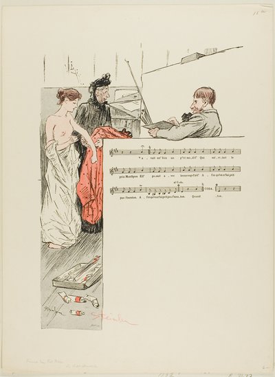 A kis modell alkotó: Théophile Alexandre Pierre Steinlen