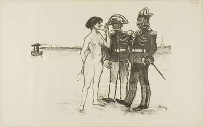 Az igazság és a két katona alkotó: Théophile Alexandre Pierre Steinlen