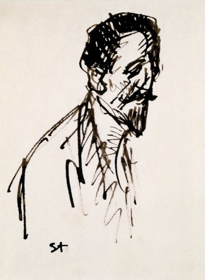 Jehan Rictus portréja, XX. század alkotó: Théophile Alexandre Steinlen