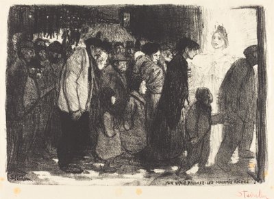 Az igazi szegényeknek: A gonosz gazdagok alkotó: Théophile Alexandre Steinlen