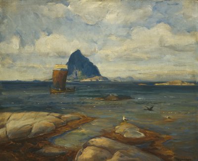 Nyári nap, Roest (festmény) alkotó: Thorolf Holmboe