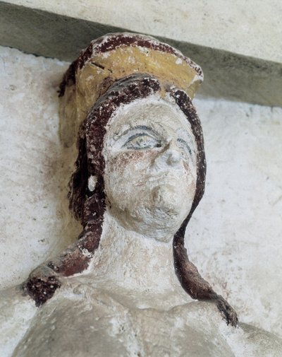 Sveshtari trák sírja, egy női szobor részlete az Atlaszban, ie 3. század (kőszobor) alkotó: Thracian Thracian