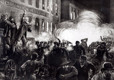 A chicagói anarchista lázadás: dinamitbomba robban a rendőrök között, a Harper