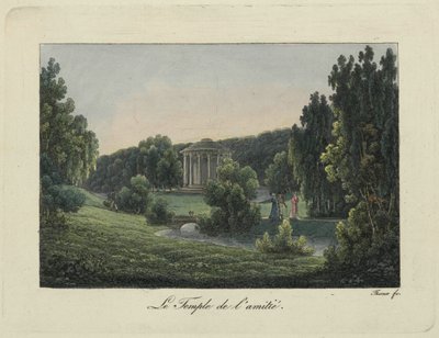 Kilátás a Pavlovszki Barátság-templomra, 1810-es évek. alkotó: Thurner