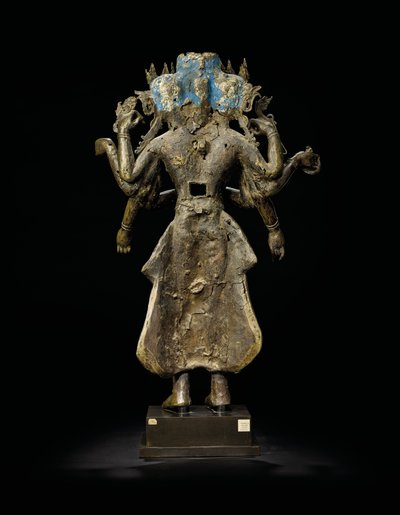 Ekadashalokeshvara szobor alkotó: Tibetan School