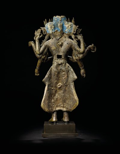 Ekadashalokeshvara szobor alkotó: Tibetan School