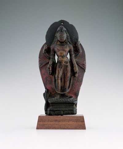 Jatamukuta Lokesvara, 11-12. század (fa és pigment) alkotó: Tibetan School