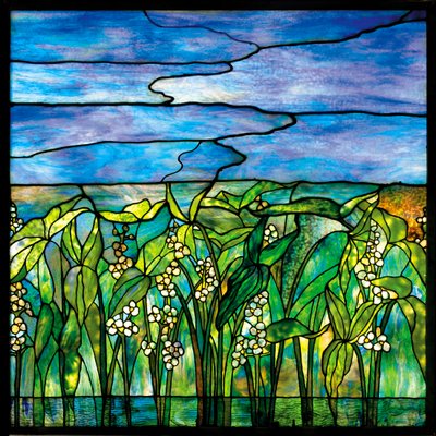 Nyílgyökér, 1910 körül alkotó: Tiffany Studios