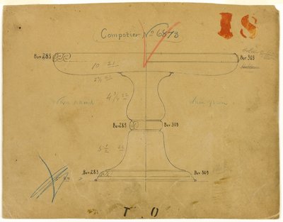 Tervezés a 6873-as számú Compotier számára alkotó: Tiffany and Company