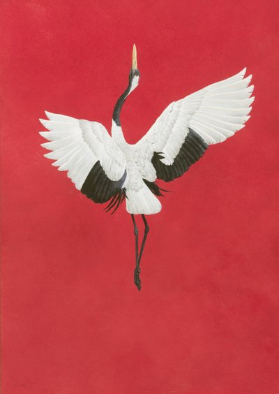 A táncpiros, akvarell és gouache Arches 640 gsm papíron, 96 x 66 cm alkotó: Tim Hayward