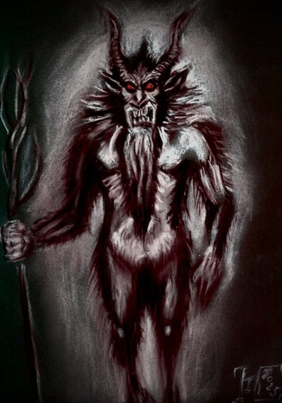 Krampus, a néphagyomány szörnye alkotó: Tim Hoinkis