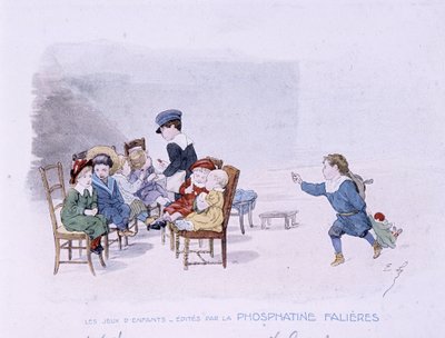 Gyermekjátékok: Az iskola - dess. de Lobrichon, szerk. írta: Phosphatine Falières, v.1920 alkotó: Timoleon Marie Lobrichon