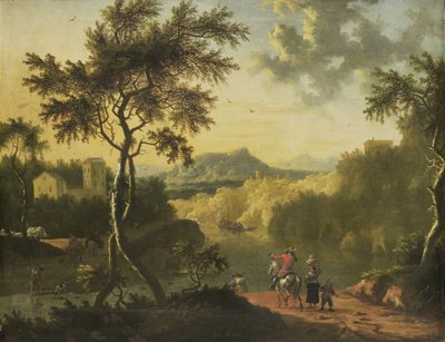 Olasz táj alkotó: Timotheus de Graef (attributed to)