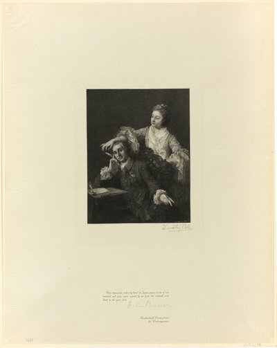 Garrick és felesége, az Old English Masterstől alkotó: Timothy Cole