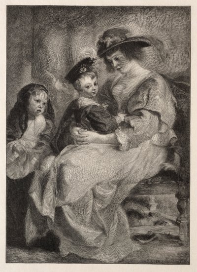 Helen Fourment és gyermekei, 1894. alkotó: Timothy Cole