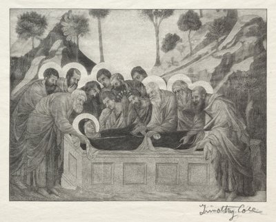 Régi olasz mesterek: Szűz temetése, 1888-1892. alkotó: Timothy Cole