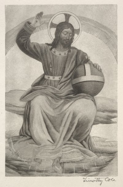 Régi olasz mesterek: Krisztus trónolt, 1888-1892. alkotó: Timothy Cole