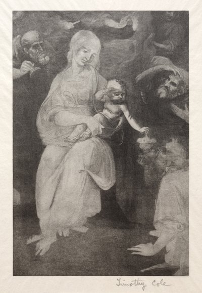 Régi olasz mesterek: Madonna és gyermeke, 1888-1892. alkotó: Timothy Cole