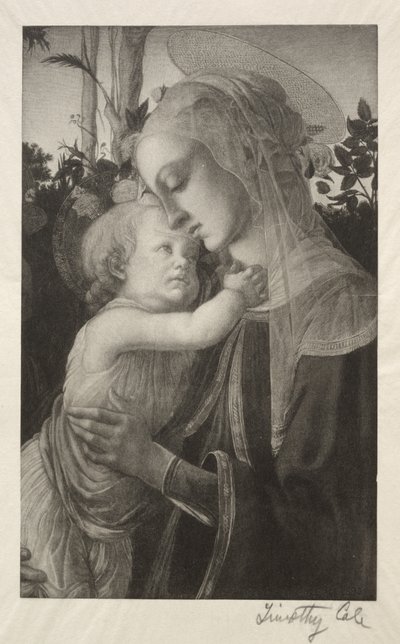 Régi olasz mesterek: Madonna és gyermeke, 1890. alkotó: Timothy Cole