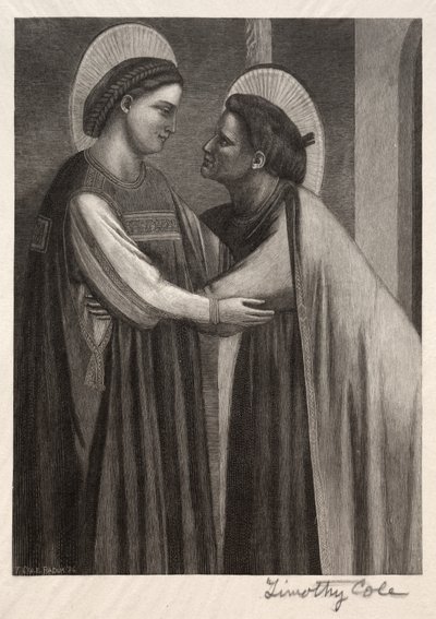 Régi olasz mesterek: Mária és Erzsébet, 1886. alkotó: Timothy Cole