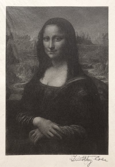 Régi olasz mesterek: Mona Lisa, 1888-1892. alkotó: Timothy Cole