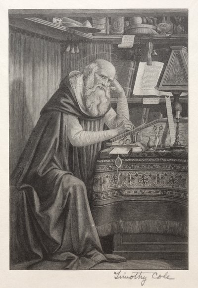 Régi olasz mesterek: Szent Jeromos, 1888-1892. alkotó: Timothy Cole