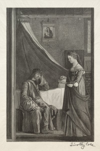 Régi olasz mesterek: Szent Orsolya apjával, 1888-1892. alkotó: Timothy Cole