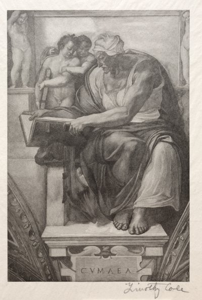 Régi olasz mesterek: A kumai szibilla, 1888-1892. alkotó: Timothy Cole